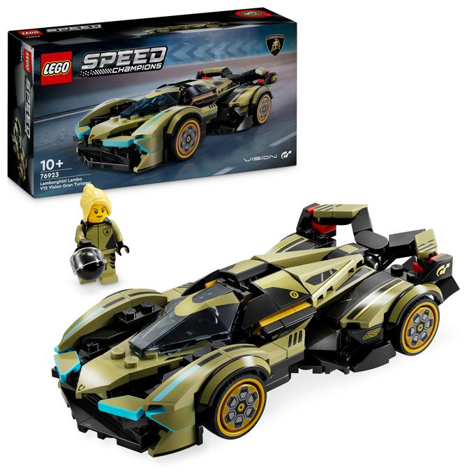 230 Teile  Speed Champions Lamborghini Lambo V12 Vision GT Supersportwagen Bauset (Mehrfarbig) 