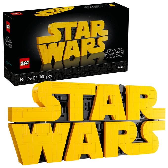 Star WarsTM Logo aus LEGO Steinen 