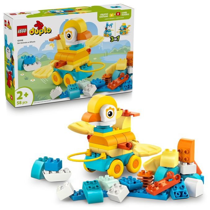 Tiere auf Rädern 3-in-1-Set 