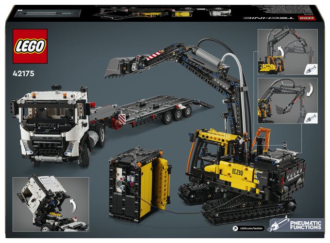 Volvo FMX LKW mit EC230 Electric Raupenbagger 