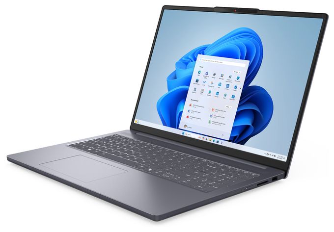 WUXGA Notebook 40,6 cm (16 Zoll) 1920 x 1200 Pixel 512 GB SSD Windows 11 Home AMD Ryzen 7 max. 4,75 GHz  IdeaPad Slim 3 16ARP10 (Grau) 