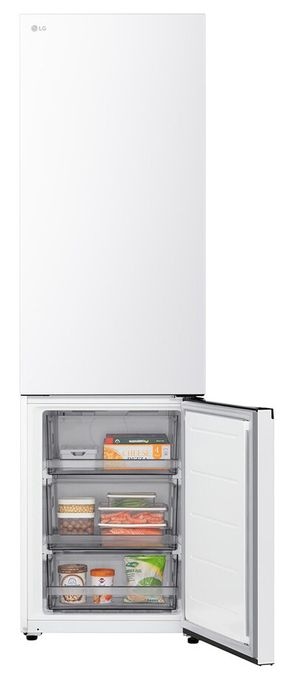 262 l / 113 l Kühl-Gefrierkombi freistehend NoFrost 139 kWh Jahr  GBBS322BSW (Weiß) 