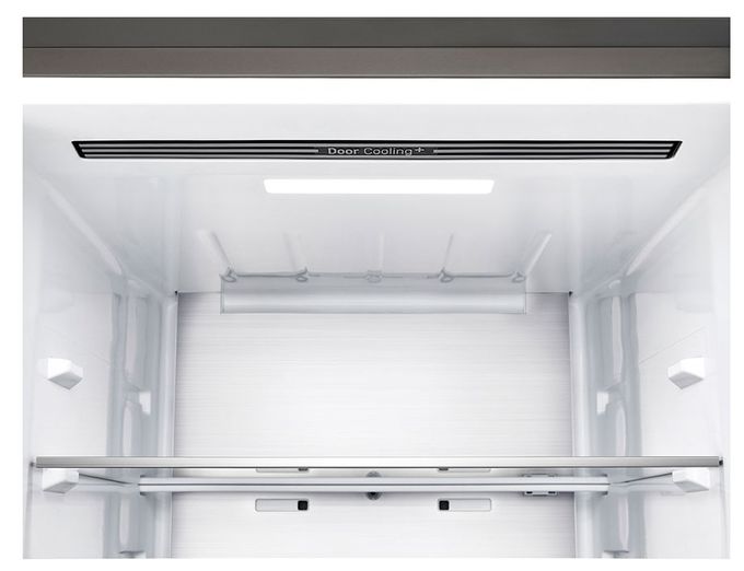 220 l / 113 l Kühl-Gefrierkombi freistehend NoFrost 108 kWh Jahr  GBBS514AMB (Edelstahl) 