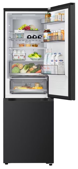 220 l / 113 l Kühl-Gefrierkombi freistehend 108 kWh Jahr  GBBS716AEV (Schwarz) 