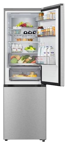 220 l / 113 l Kühl-Gefrierkombi freistehend NoFrost 108 kWh Jahr  GBBS716AMB (Metallisch) 