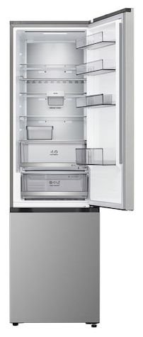 262 l / 113 l Kühl-Gefrierkombi freistehend NoFrost 139 kWh Jahr  GBBS726BPY (Silber) 