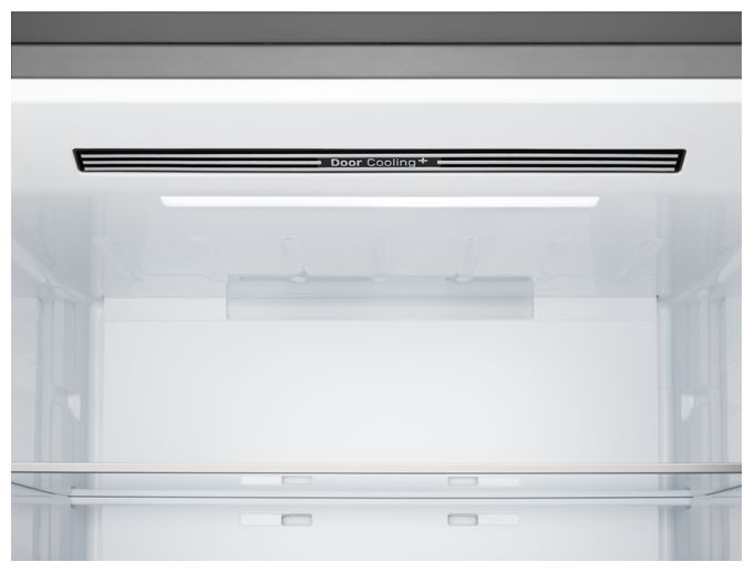 326 l / 139 l Kühl-Gefrierkombi freistehend NoFrost 191 kWh Jahr  GBBW322CPY (Silber) 