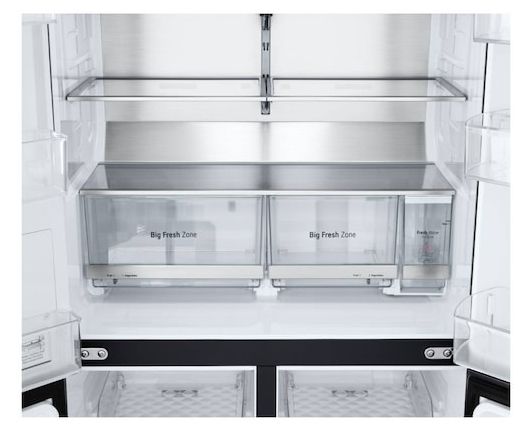 Side-by-Side Kühl-/ Gefrierkombination 384 l / 261 l 230 kWh NoFrost 1792 mm x 914 mm  GMF961EV6C (Schwarz) 