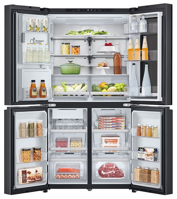 Side-by-Side Kühl-/ Gefrierkombination French Door 364 l / 274 l 359 kWh NoFrost 1792 mm x 914 mm  GMG960EVEE (Schwarz) 
