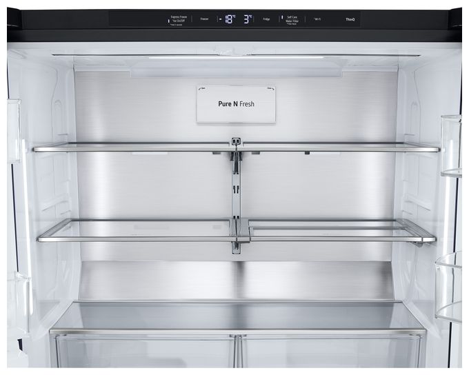 Side-by-Side Kühl-/ Gefrierkombination 364 l / 274 l 359 kWh NoFrost 1792 mm x 914 mm  GMG960EVJE (Schwarz) 