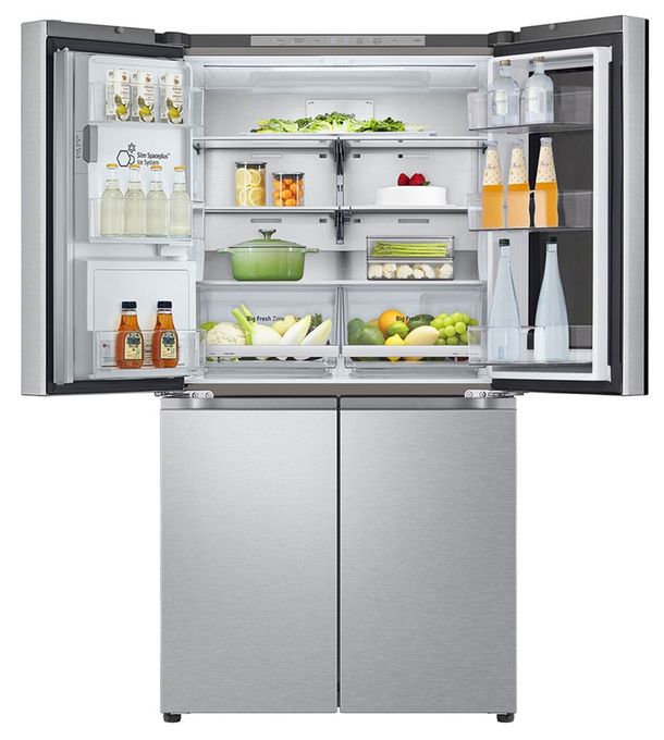 Side-by-Side Kühl-/ Gefrierkombination 364 l / 274 l 359 kWh 1792 mm x 914 mm  GMG960MBEE (Edelstahl) 