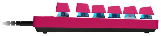LED Gaming Tastatur USB  Pro X TKL Rapid (Pink) 