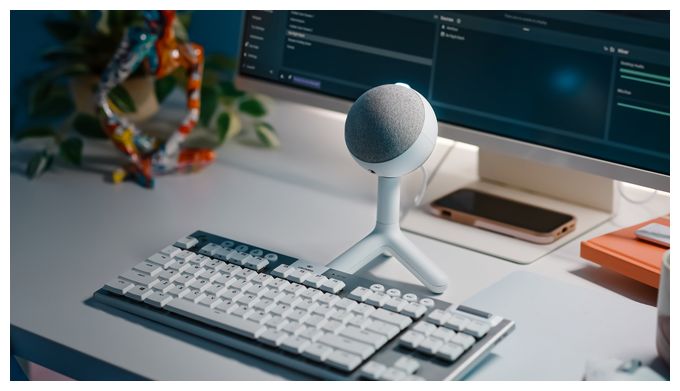 Kabelgebunden Tischmikrofon 48 kHz USB  Yeti Orb (Weiß) 