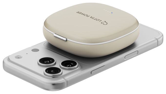 4000 mAh Powerbank USB Typ-C Kabelloses Laden  Schminkspiegel mit (Sand) 