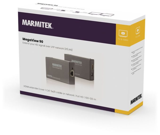 MegaView 90 - HDMI-Extender Ethernet - 100-120 m 