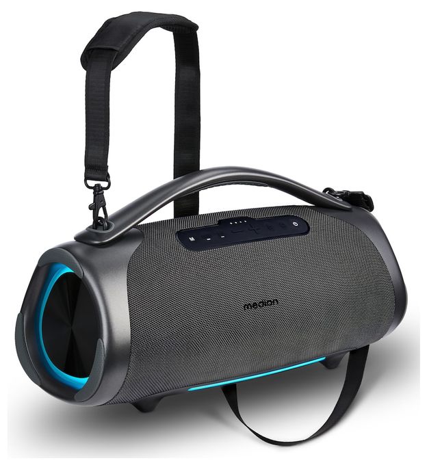 100 W Bluetooth Lautsprecher IPX7 Laufzeit bis 30 h  Life P61768 (Grau) 