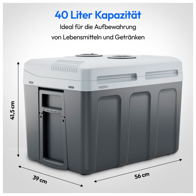 40 l Kühlbox  MD13102 (Silber, Weiß) 