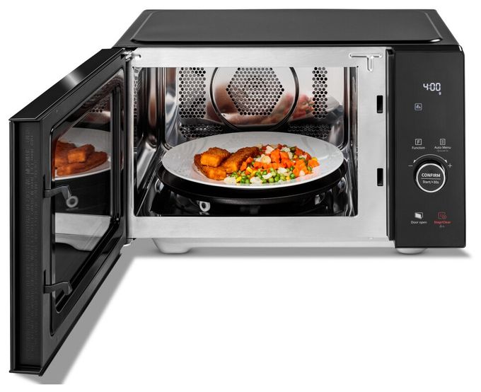 Freistehende Mikrowelle 900 W Größe: mittel 10 Stufen Grill  MD12041 (Schwarz) 