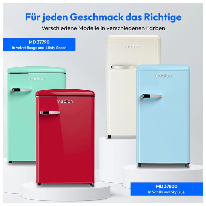 108 l / 95 l Kühlschrank freistehend EEK: D 110 kWh Jahr  MD37790 (Rot) 