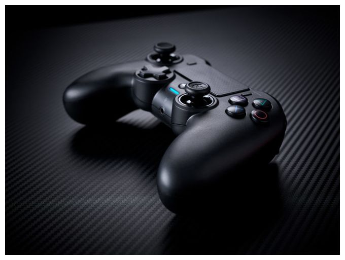 Analog / Digital Gamepad für PC, PlayStation 4  Asymmetric Wireless Controller (Schwarz) 