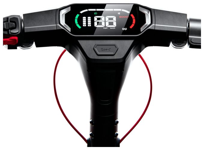 2400 W E-Scooter 15,3 Ah 100 km Reichweite 34 kg  UT5 Max (Grau) 