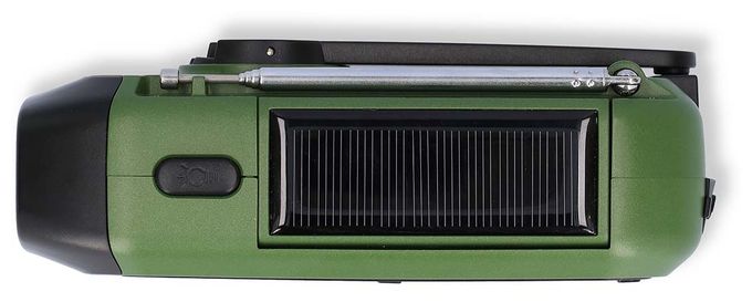 DAB+, FM Radio Tragbar  Notfallradio (Schwarz, Grün) 