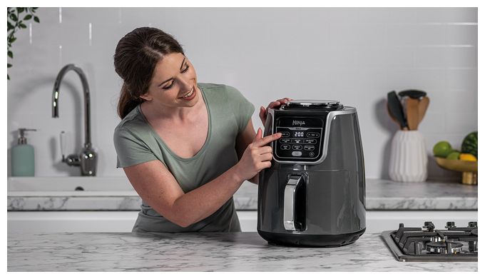 Heißluftfritteuse 5,2 l 1750 W  AF160EU MAX (Grau) 