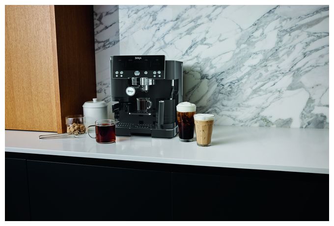 Siebträger Kaffeemaschine 1650 W  ES601EU (Schwarz, Edelstahl) 