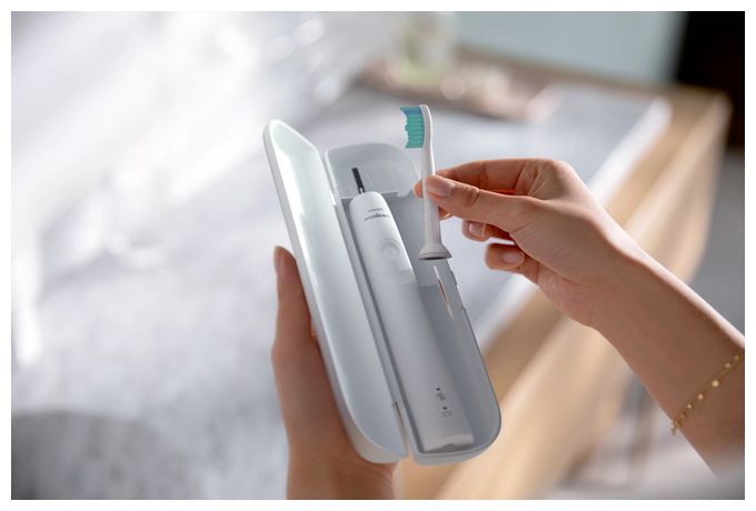 Schall-Zahnbürste für Erwachsene 336 h  HX3673/13 Sonicare 3100 Series (Weiß) 