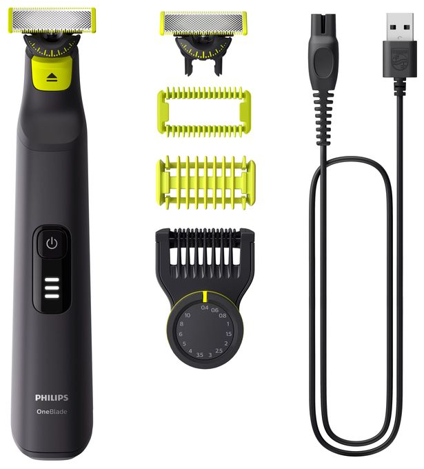 Nass&Trocken Rasierer Lithium-Ion (Li-Ion) 90 min QP6542/15 Face + Body OneBlade Pro 360 