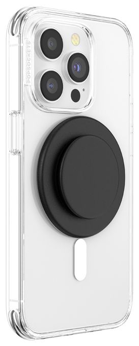 Fingerring für Apple iPhone 12+  PopGrip MagSafe Round (Schwarz) 