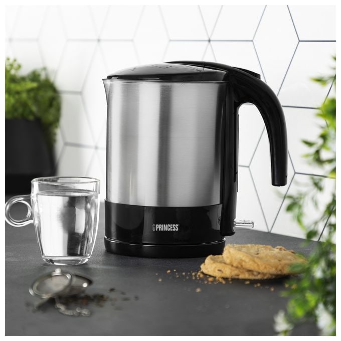 1,7 l Wasserkocher 2200 W  236039 (Schwarz, Edelstahl) 