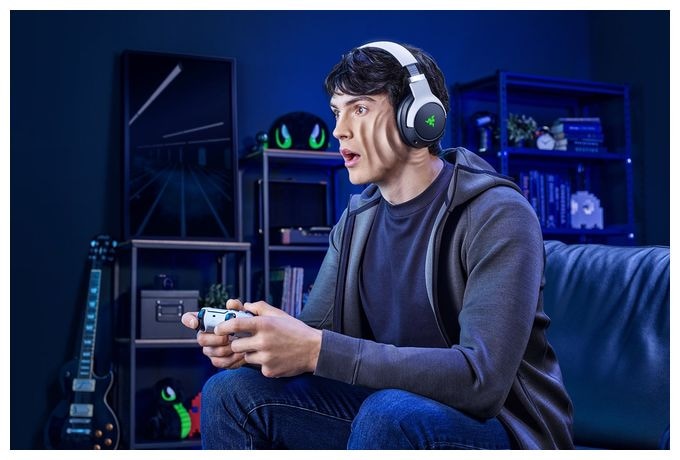 Over Ear Bluetooth Kopfhörer kabellos 50 h Laufzeit USB Typ-C  Kaira Pro for PlayStation (Weiß) 