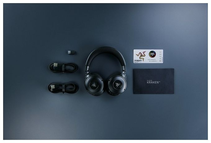 Ohraufliegender Bluetooth Kopfhörer kabellos 70 h Laufzeit USB Typ-A  Kraken V4 (Schwarz) 
