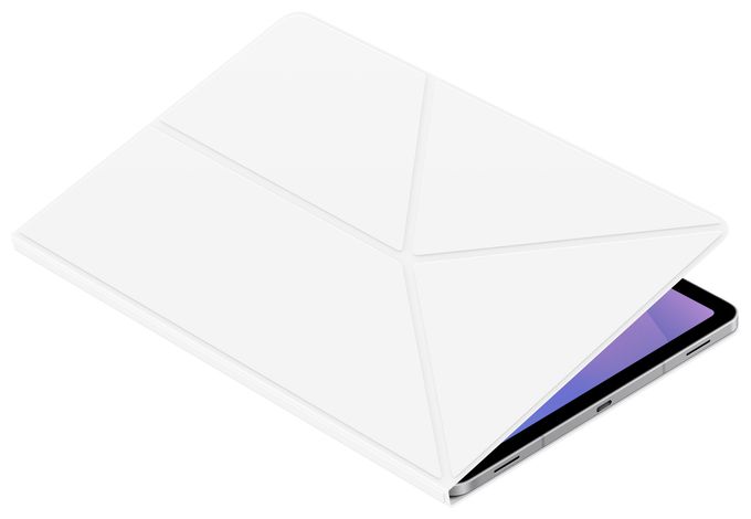 Cover für Samsung Galaxy Tab S11 bis 27,9 cm (11") Staubresistent mit Magnetverschluss (Weiß) Book 