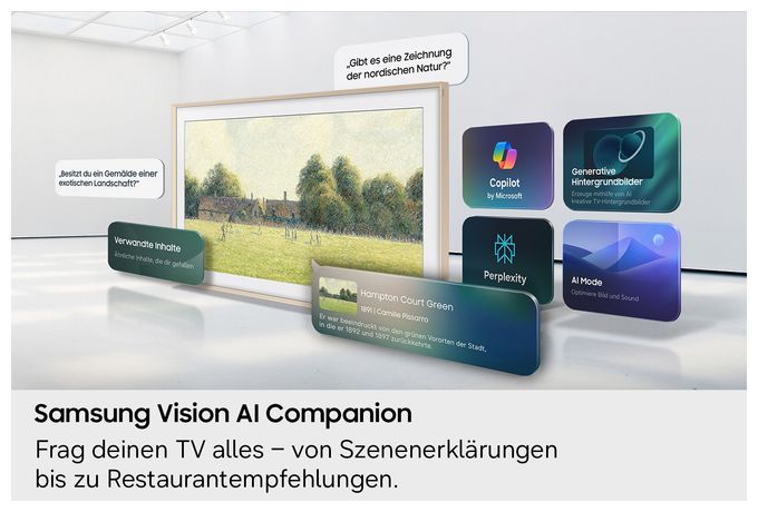 NeoQLED 139,7 cm (55 Zoll) Fernseher 4K Ultra HD VESA 200 x 200 mm GQ55LS03HWUXZG The Frame Pro 