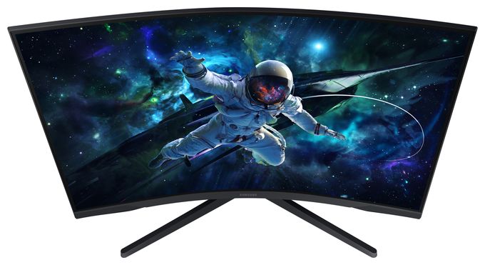 Quad HD Monitor 81,3 cm (32 Zoll) 16:9 1 ms 300 cd/m²  Odyssey LS32CG554EUXEN (Schwarz) 