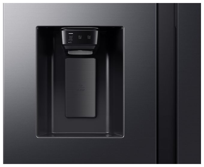 Side-by-Side Kühl-/ Gefrierkombination 420 l / 220 l 279 kWh 1780 mm x 912 mm  RS70F65KDF (Schwarz) 