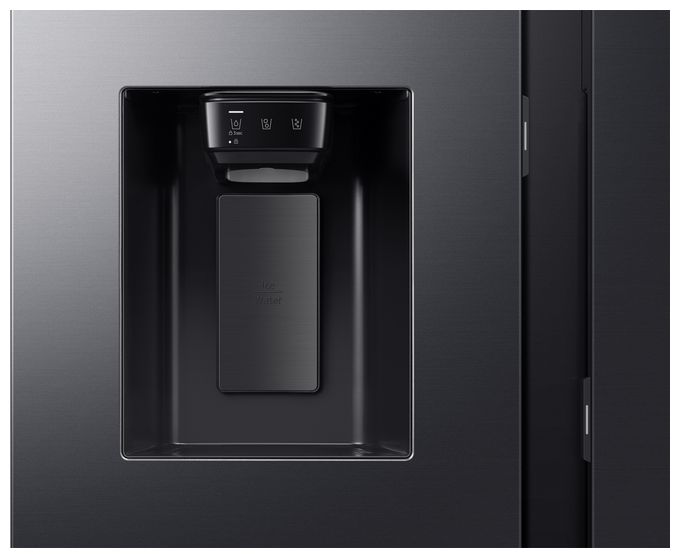 Side-by-Side Kühl-/ Gefrierkombination 409 l / 225 l 180 kWh 1780 mm x 912 mm  RS80F66KBF (Schwarz) 