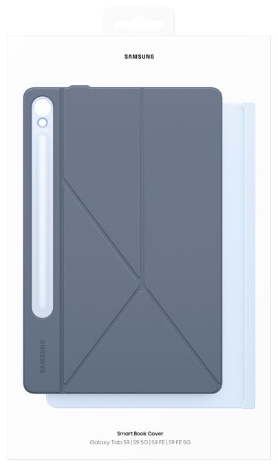 Folio für Samsung Galaxy Tab S9, Galaxy Tab S9 FE, Galaxy Tab S10 FE, Galaxy Tab S10 Lite bis 27,9 cm (11") Kratzresistent (Blau) Smart Book Cover 