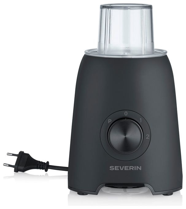 1,5 l Standmixer 2 Geschwindigkeiten 600 W (Schwarz, Transparent) SM3724 
