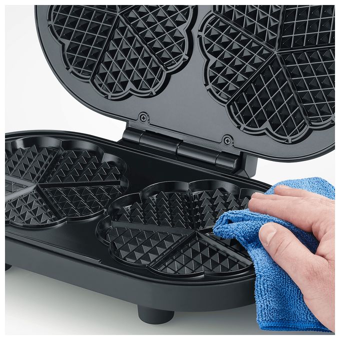 Waffeleisen Herz (Form) für 2 Waffel(n) 1200 W WA2118 