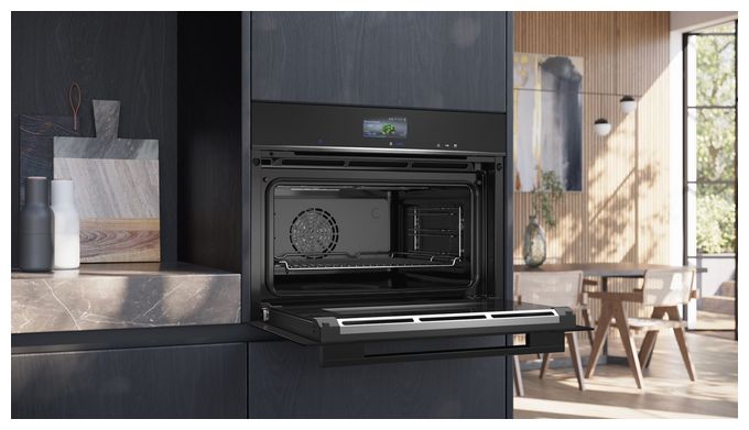 Einbaubackofen kompakt Dampfgaren AutoClean CS736G1B1 
