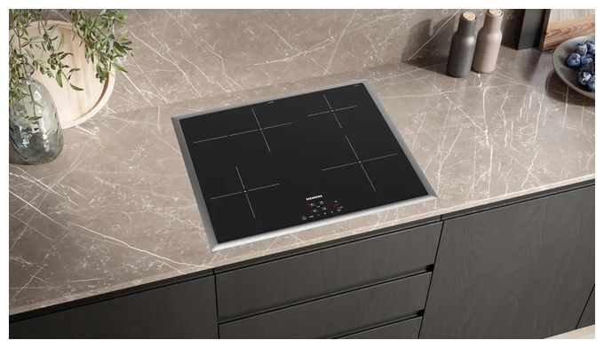 Backofen-Set groß mit autarkem 60 cm Induktions Kochfeld EQ222IA01Z (HB213ABB3 + EH64KBFB5E) 