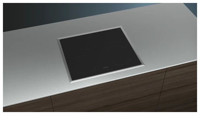 Herdset groß AutoClean humidClean mit 60 cm Glaskeramik Kochfeld EQ521KB11 (HE517BBS3 + EA64RGNA1E) 