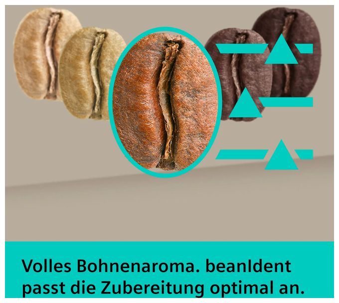 Kaffeevollautomat 19 bar 2,3 l 280 g  EQ900 TQ927E03 iAroma (Edelstahl) 