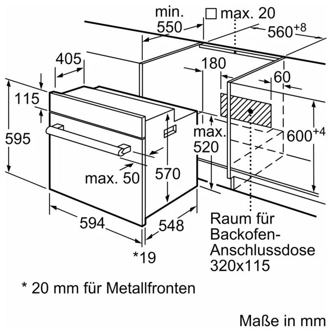 Backofen-Set normal mit autarkem 80 cm Induktions Kochfeld EQPOWER35I (HB013FBB1 + EH83KBEB5E) 