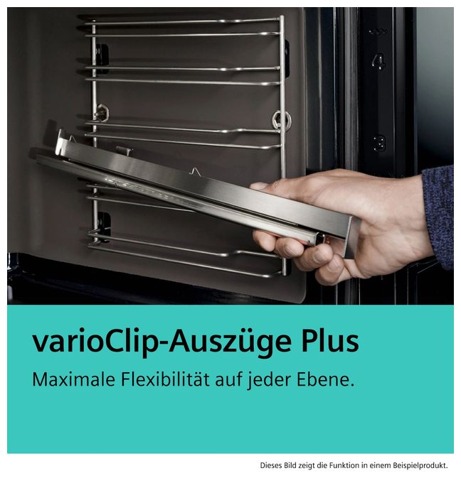 Einbaubackofen groß AutoClean (Schwarz) iQ700 HB974GLM1 