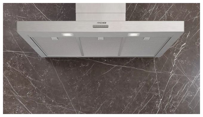 Abluft/Umluft Dunstabzugshaube/Esse Wand 90 cm (Edelstahl) iQ100 LC95BCC30 