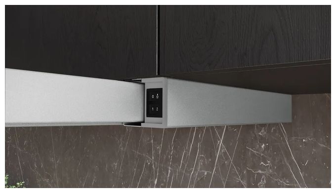 Abluft/Umluft Dunstabzugshaube/Esse Einbau 60 cm (Silber) iQ100 LI63LB526 